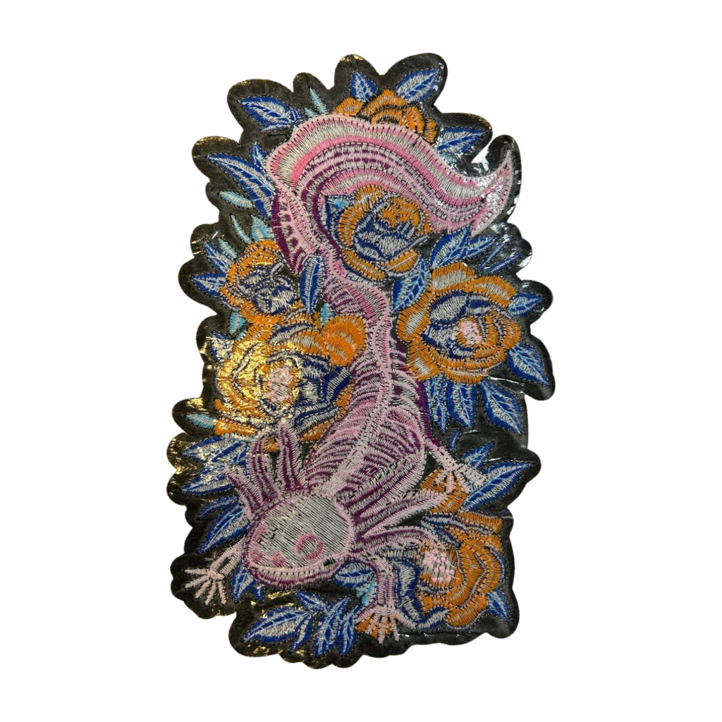 Parche Bordado Artesanal Termoadhesivo Ajolote 1 PZ C76 Ariel