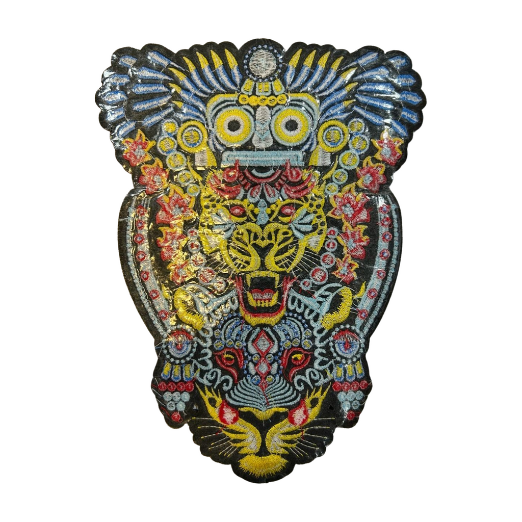 Parche Bordado Artesanal Termoadhesivo Guerrero Jaguar 1 PZ C77 Ariel