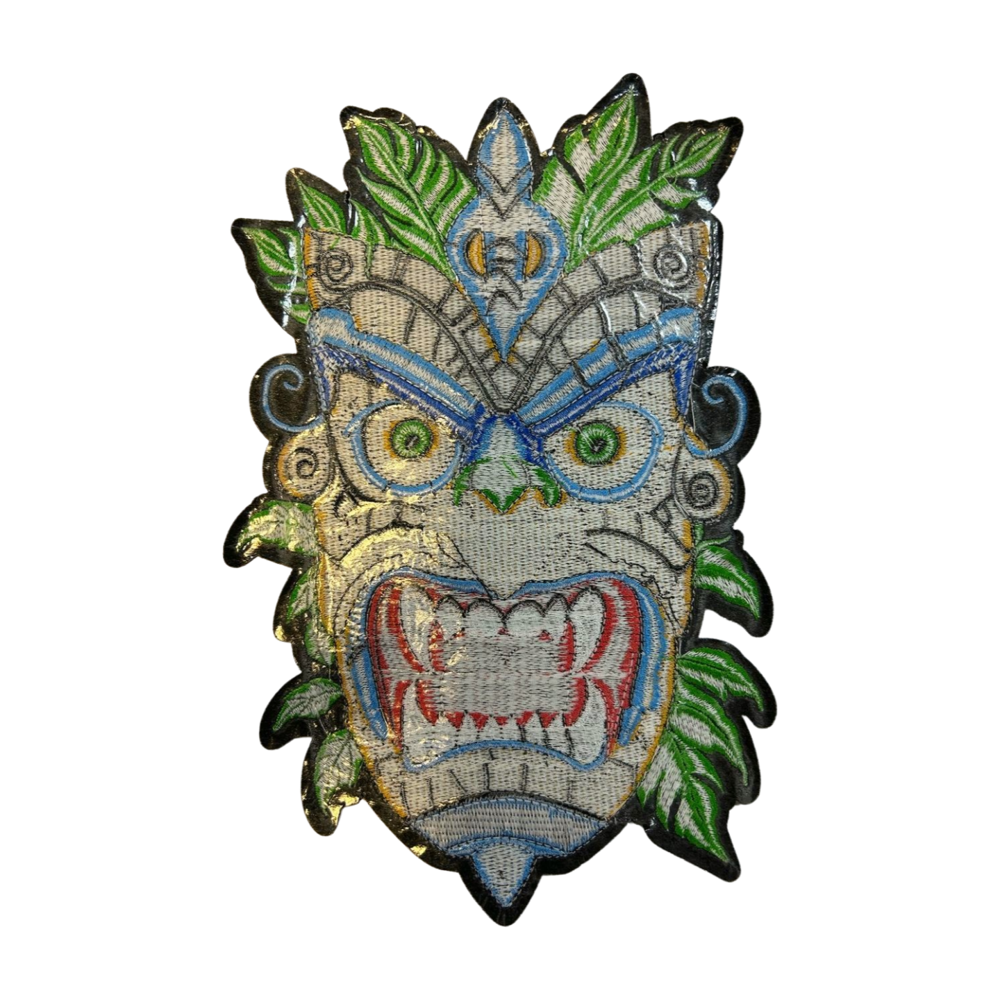 Parche Bordado Artesanal Termoadhesivo Guerrero Prehispánico 1 PZ C78 Ariel