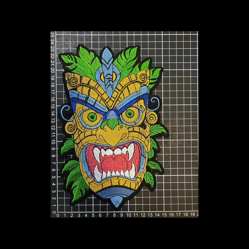 Parche Bordado Artesanal Termoadhesivo Guerrero Prehispánico 1 PZ C78 Ariel