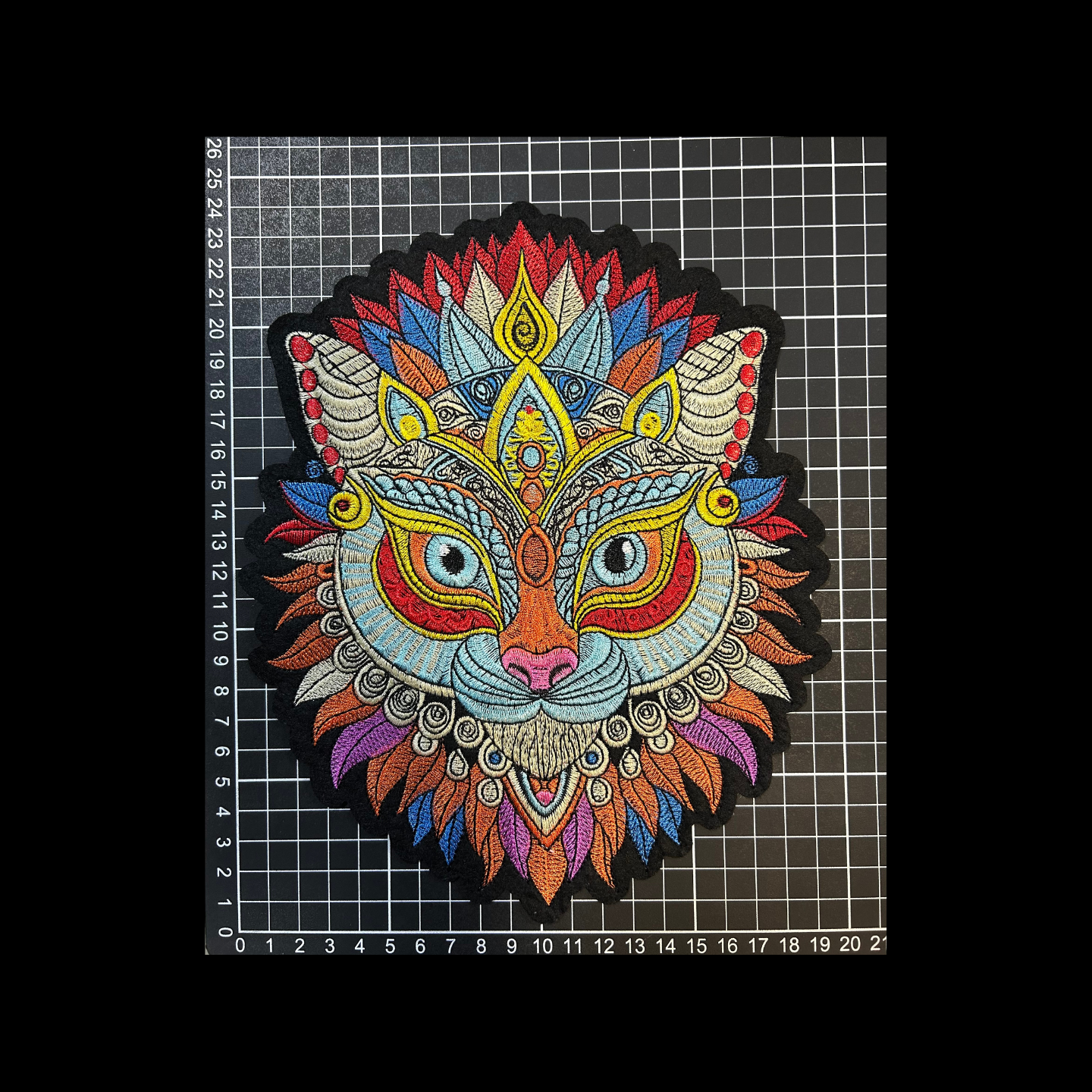 Parche Bordado Artesanal Termoadhesivo Gato 1 PZ C80 Ariel