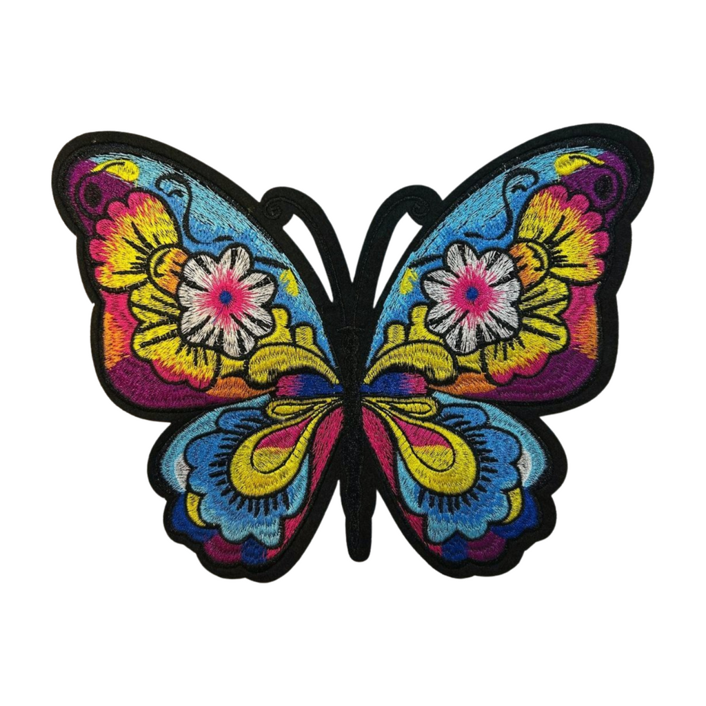 Parche Bordado Artesanal Termoadhesivo Mariposa 1 PZ C81 Ariel