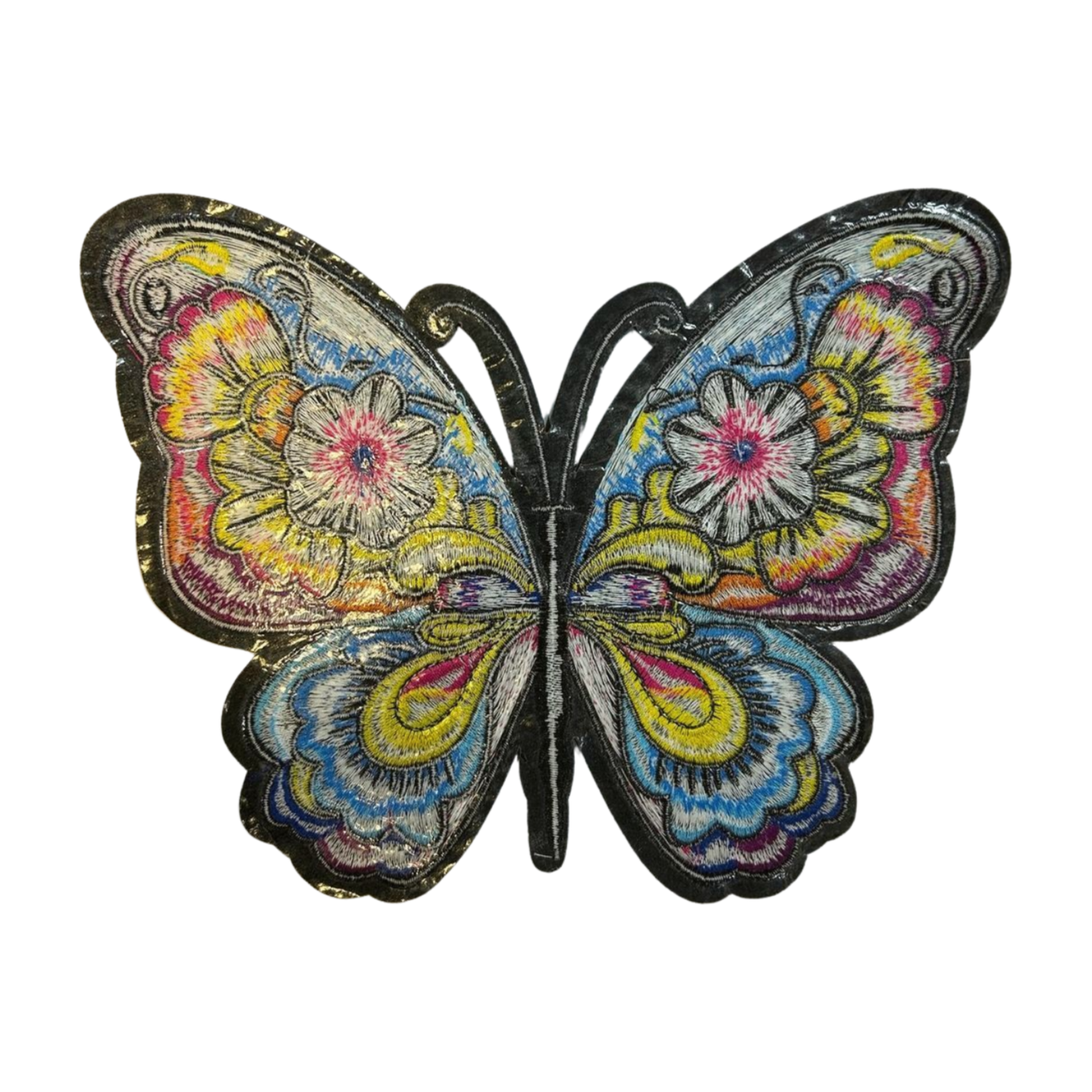 Parche Bordado Artesanal Termoadhesivo Mariposa 1 PZ C81 Ariel