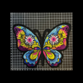Parche Bordado Artesanal Termoadhesivo Mariposa 1 PZ C81 Ariel