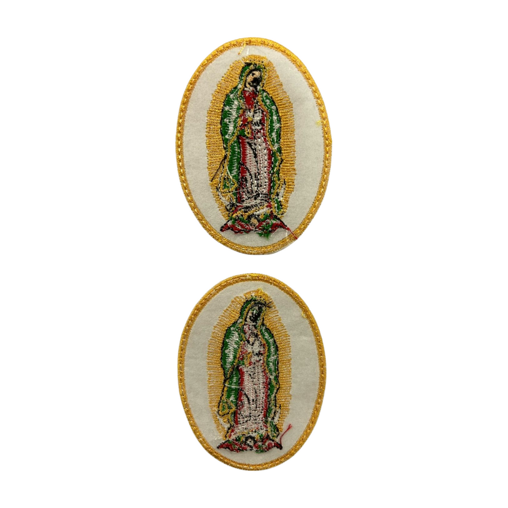 Parche Bordado Termoadhesivo Virgen Guadalupe Chico 2 PZ CH122 Fabian