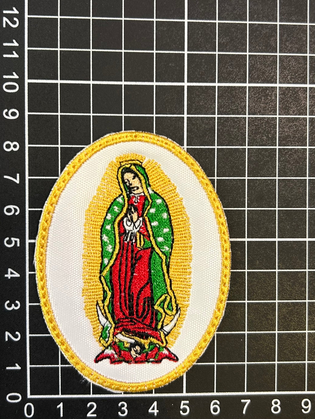 Parche Bordado Termoadhesivo Virgen Guadalupe Chico 2 PZ CH122 Fabian