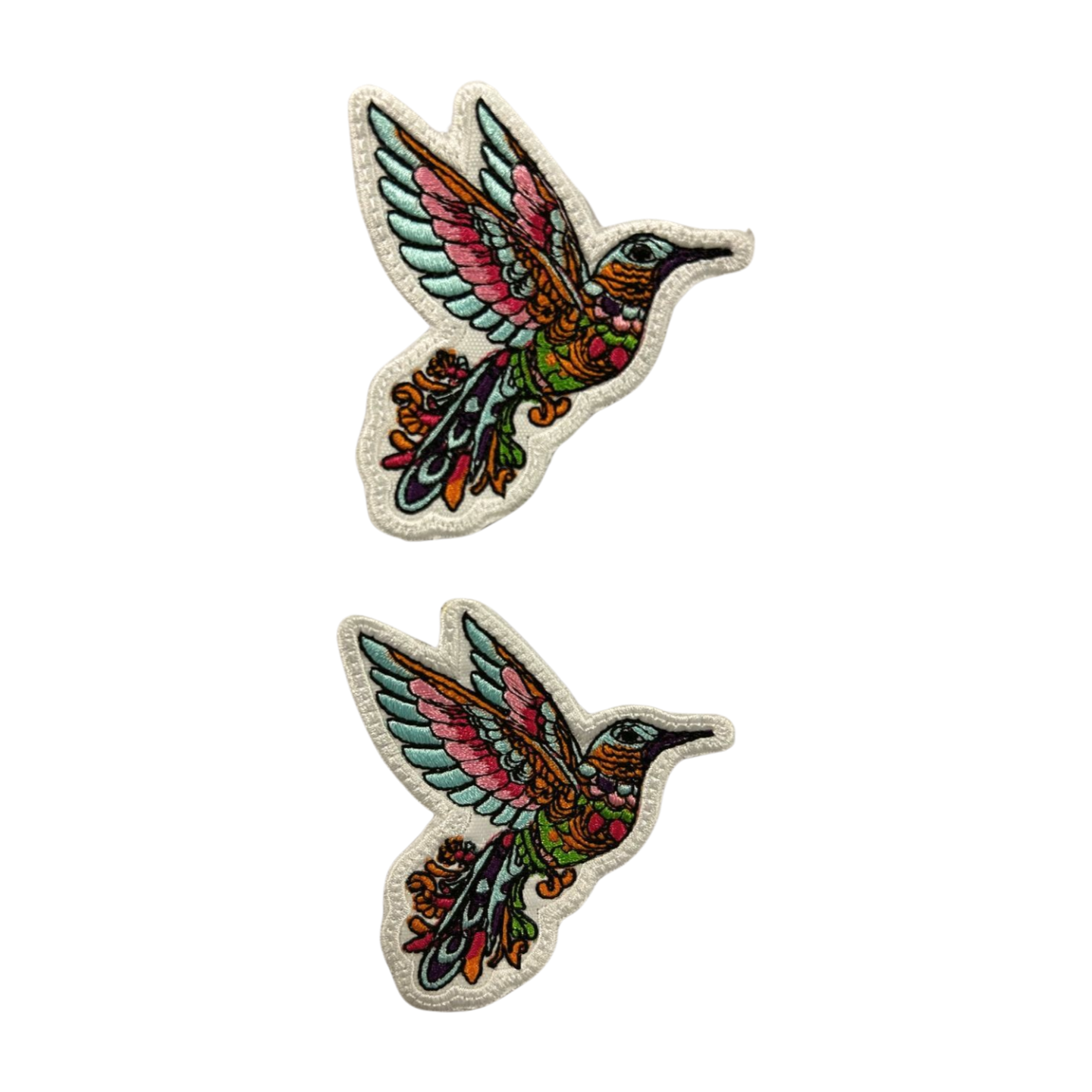 Parche Bordado Termoadhesivo Colibrí Pequeño 2 PZ CH128 Fabian