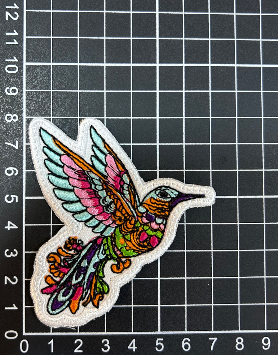 Parche Bordado Termoadhesivo Colibrí Pequeño 2 PZ CH128 Fabian