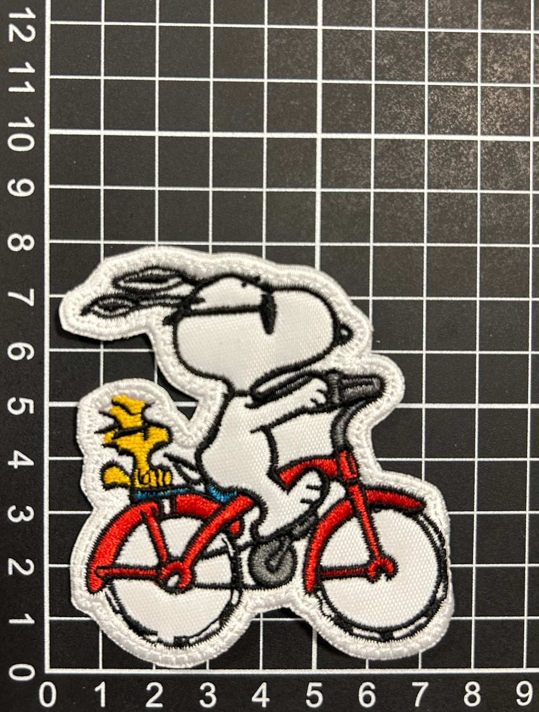Parche Bordado Termoadhesivo Snoopy Bicicleta 2 PZ CH161 Fabian