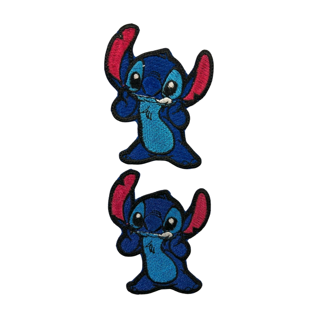 Parche Bordado Termoadhesivo Stitch Pequeño 2 PZ CH162 Fabian