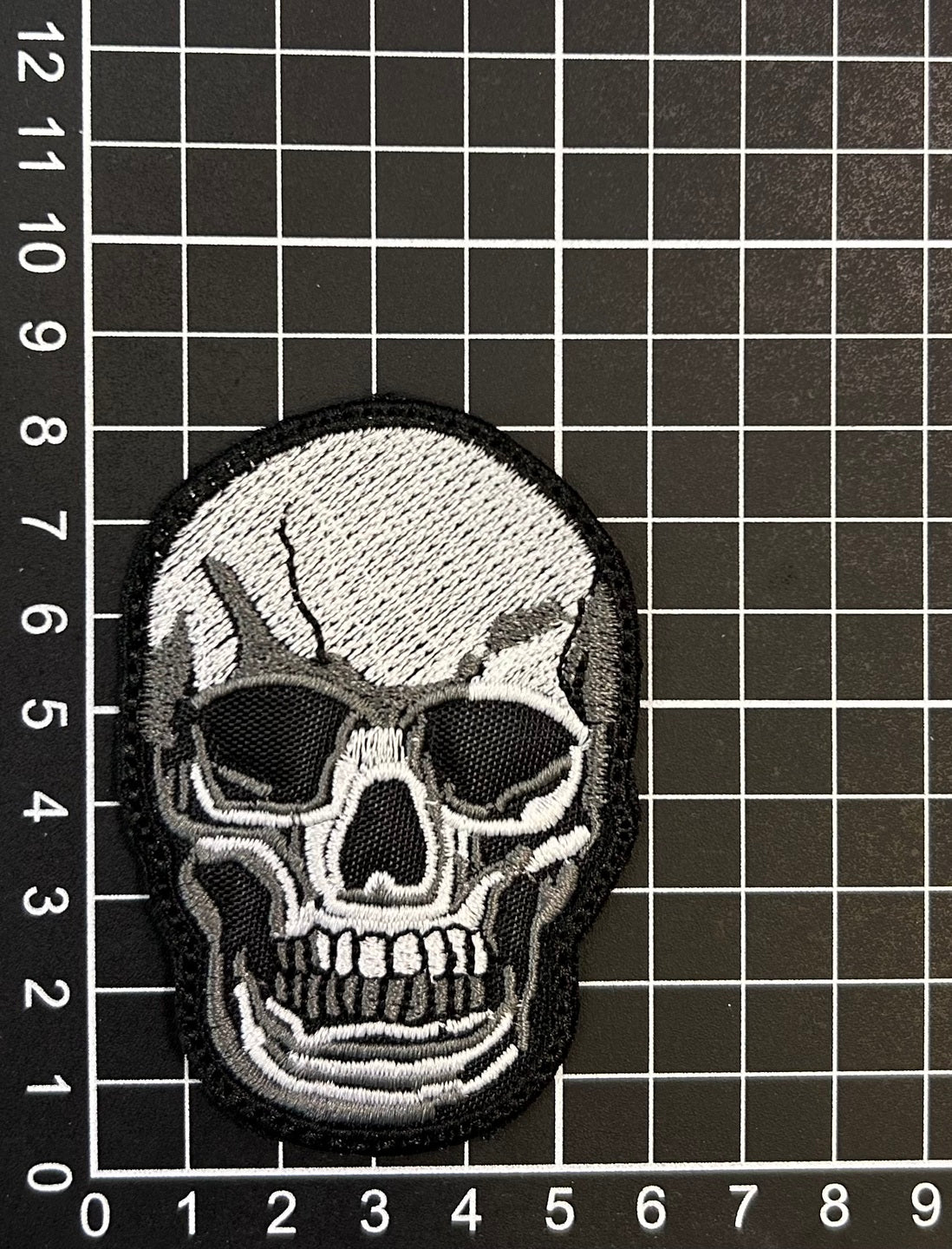 Parche Bordado Termoadhesivo Calaca 2 PZ CH16 Fabian