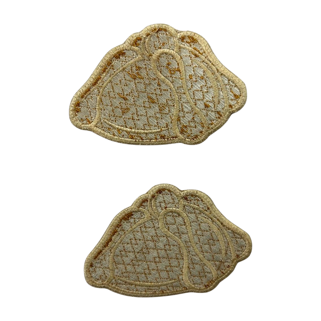 Parche Bordado Termoadhesivo Pan de Muerto 2 PZ CH237 Fabian
