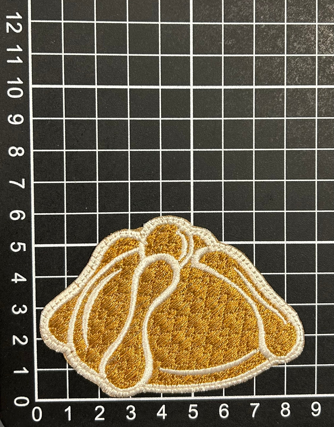 Parche Bordado Termoadhesivo Pan de Muerto 2 PZ CH237 Fabian