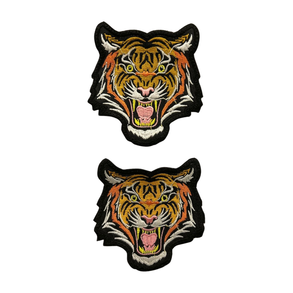 Parche Bordado Termoadhesivo Tigre Siberiano Chico 2 PZ CH2 Fabian