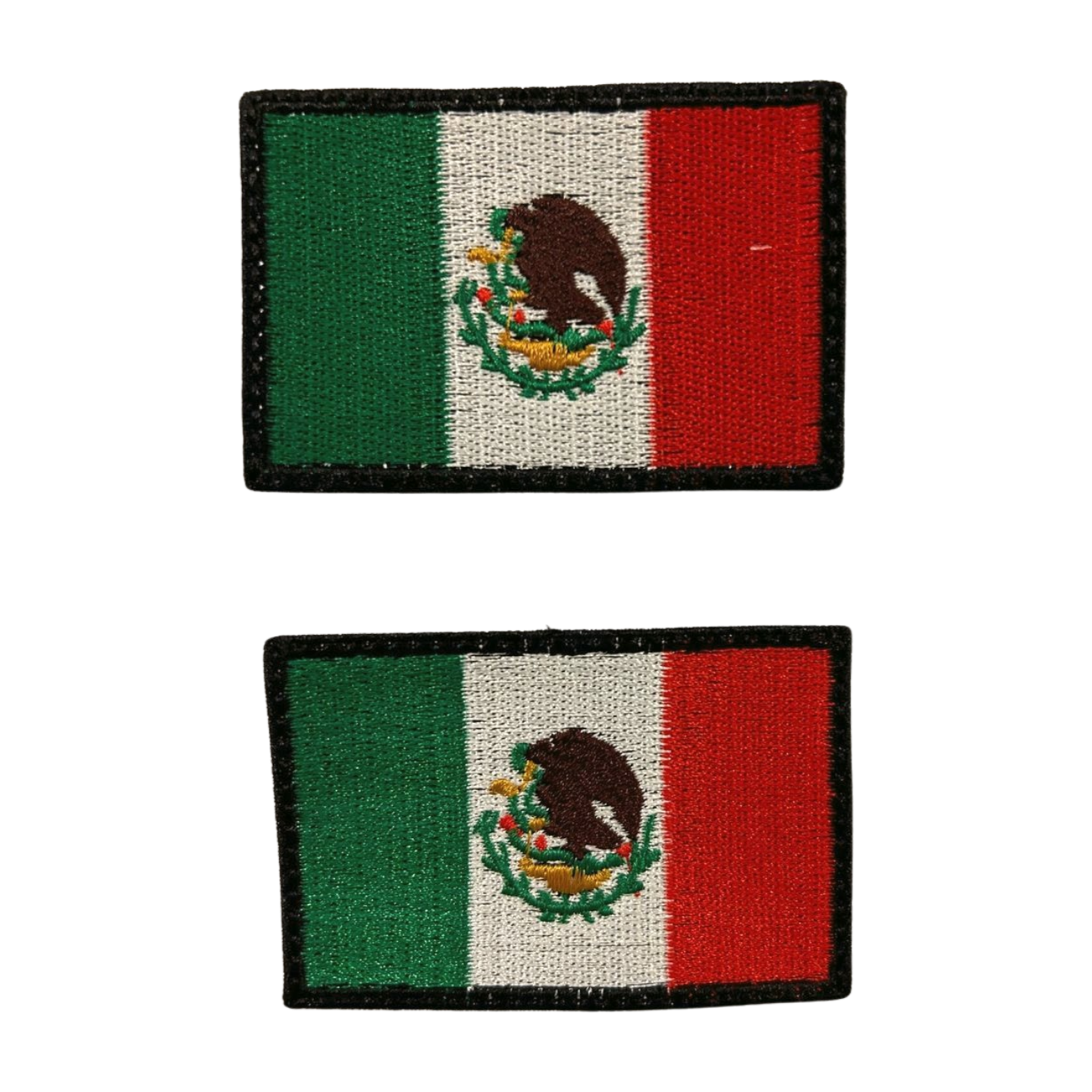 Parche Bordado Termoadhesivo Bandera Mexicana Chica 2 PZ CH31 Fabian