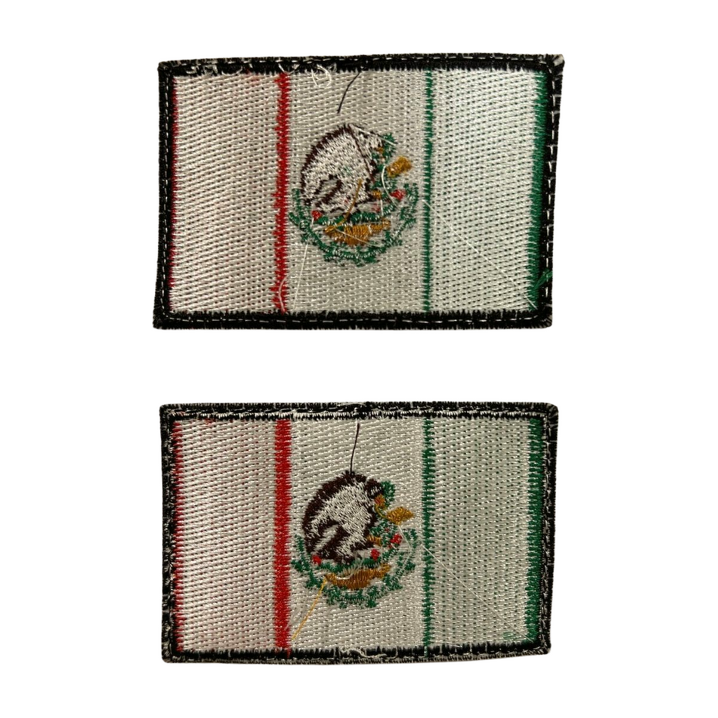 Parche Bordado Termoadhesivo Bandera Mexicana Chica 2 PZ CH31 Fabian