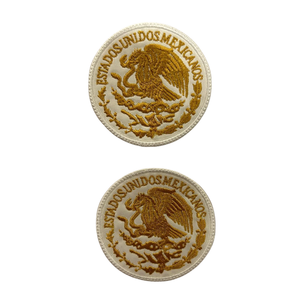 Parche Bordado Termoadhesivo Escudo Mexicano 2 PZ CH47 Fabian