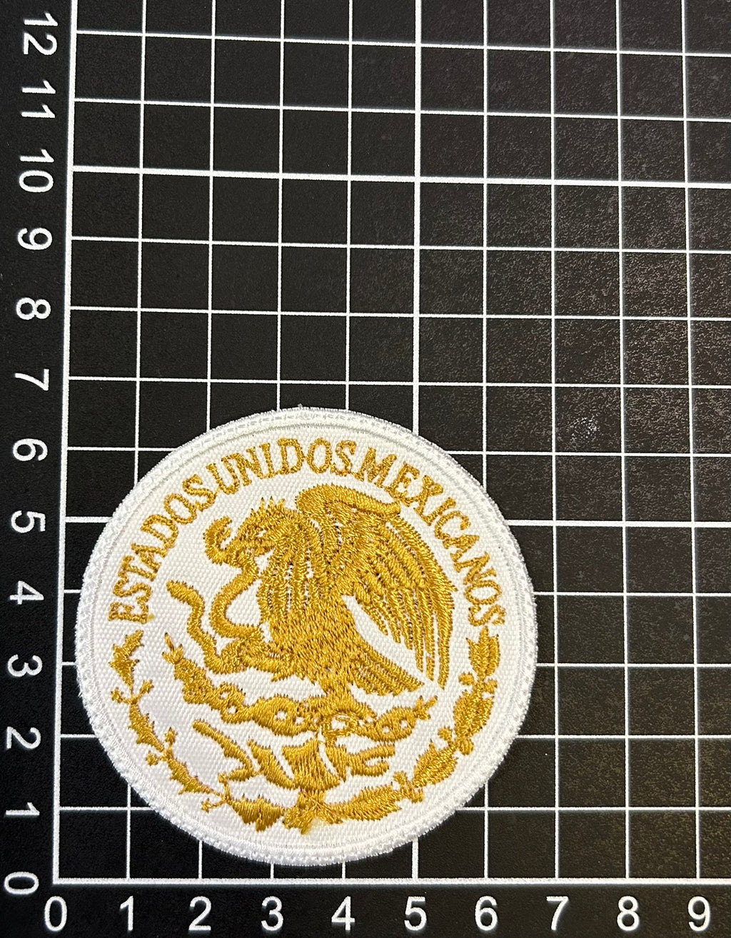 Parche Bordado Termoadhesivo Escudo Mexicano 2 PZ CH47 Fabian