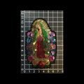 Parche Bordado Lentejuela Termoadhesivo Artesanal Virgen Guadalupe Pequeña 2 PZ CH485 Fabian