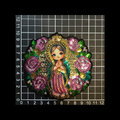 Parche Bordado Lentejuela Termoadhesivo Artesanal Virgen Guadalupe Pequeña 2 PZ CH489 Fabian