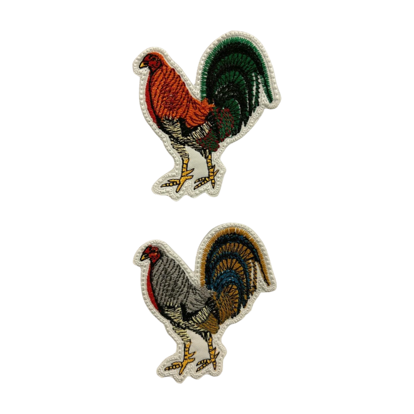 Parche Bordado Termoadhesivo Gallo de Pelea 2 PZ CH64 Fabian