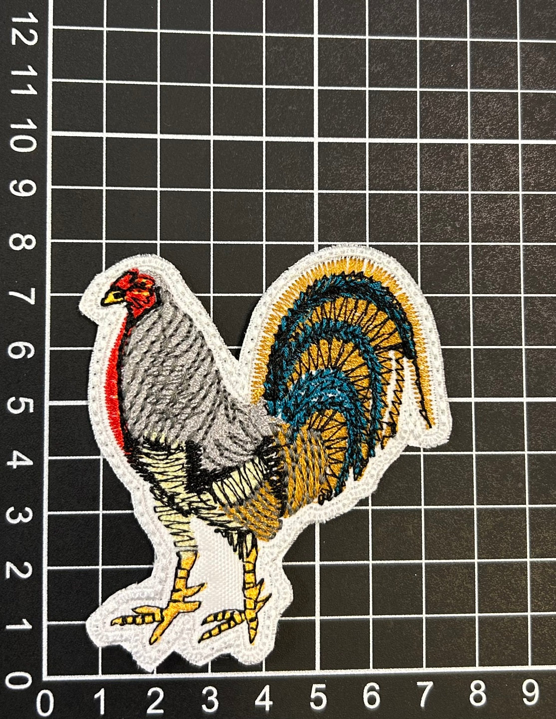 Parche Bordado Termoadhesivo Gallo de Pelea 2 PZ CH64 Fabian