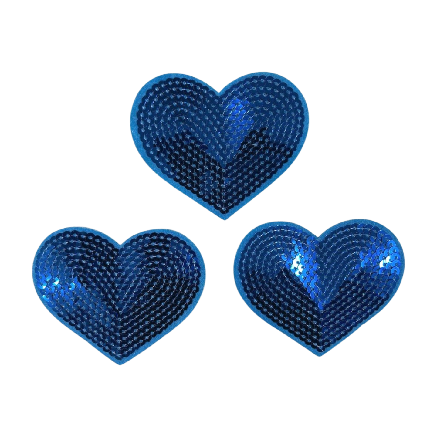 Parche Bordado Termoadhesivo Corazones Pequeños 3 PZ CHC - Peletería León