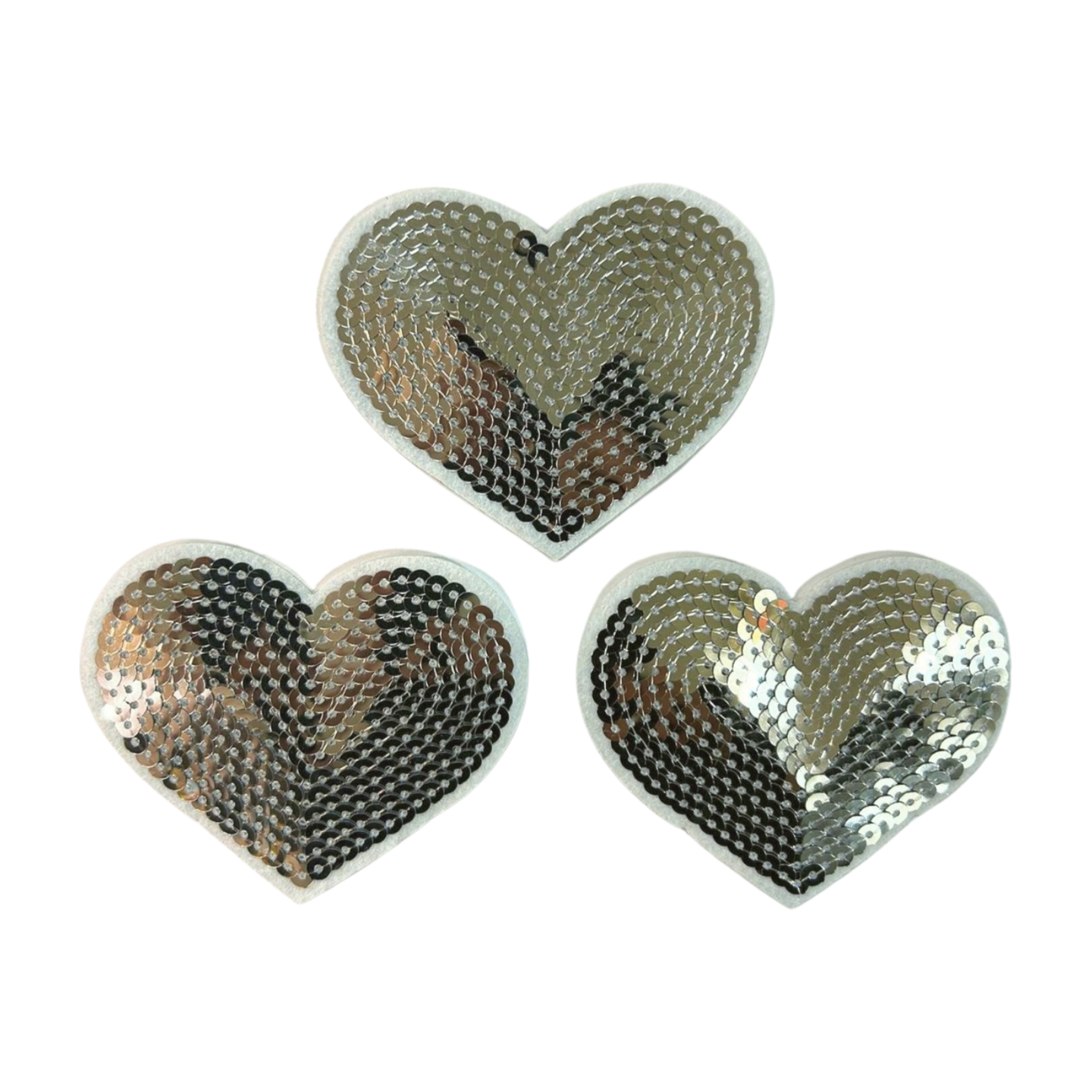 Parche Bordado Termoadhesivo Corazones Pequeños 3 PZ CHC - Peletería León