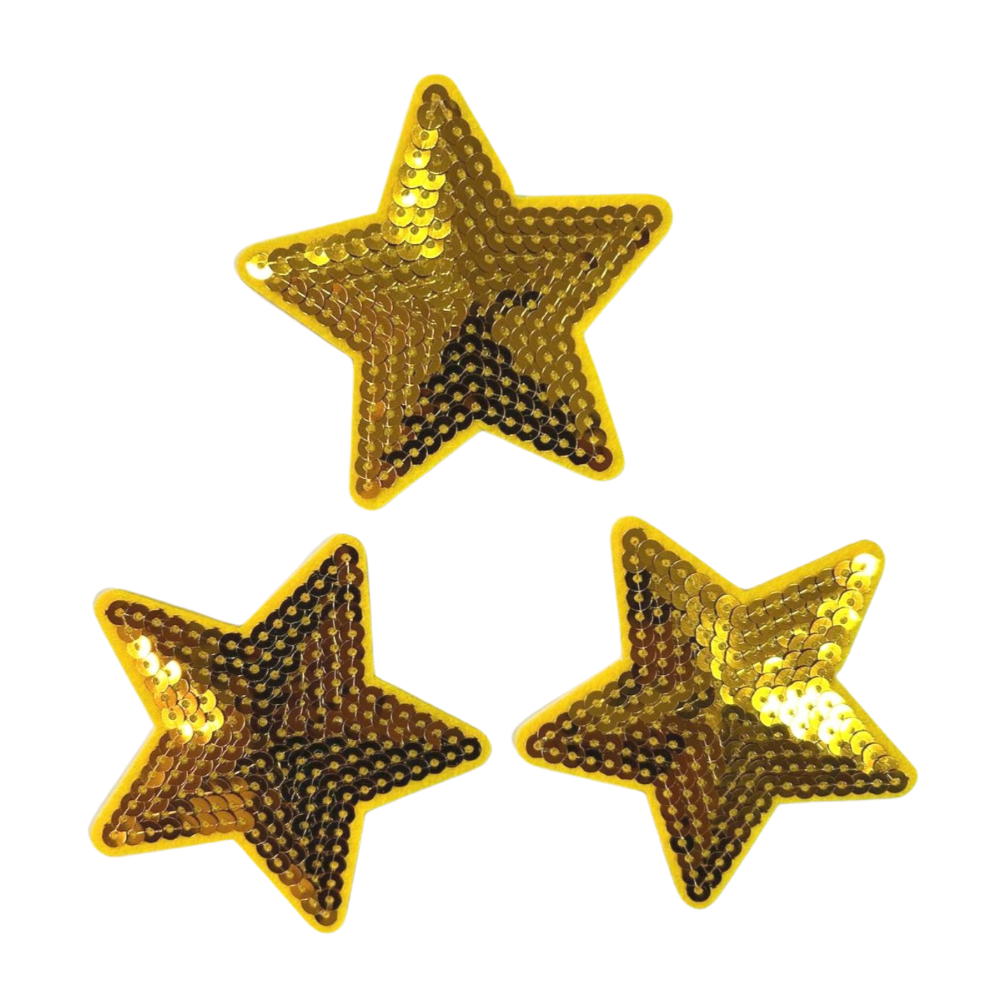 Parche Bordado Termoadhesivo Estrella Pequeñas 3 PZ CHE - Peletería León