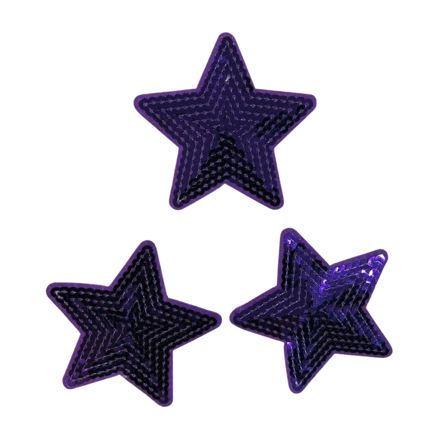 Parche Bordado Termoadhesivo Estrella Pequeñas 3 PZ CHE - Peletería León