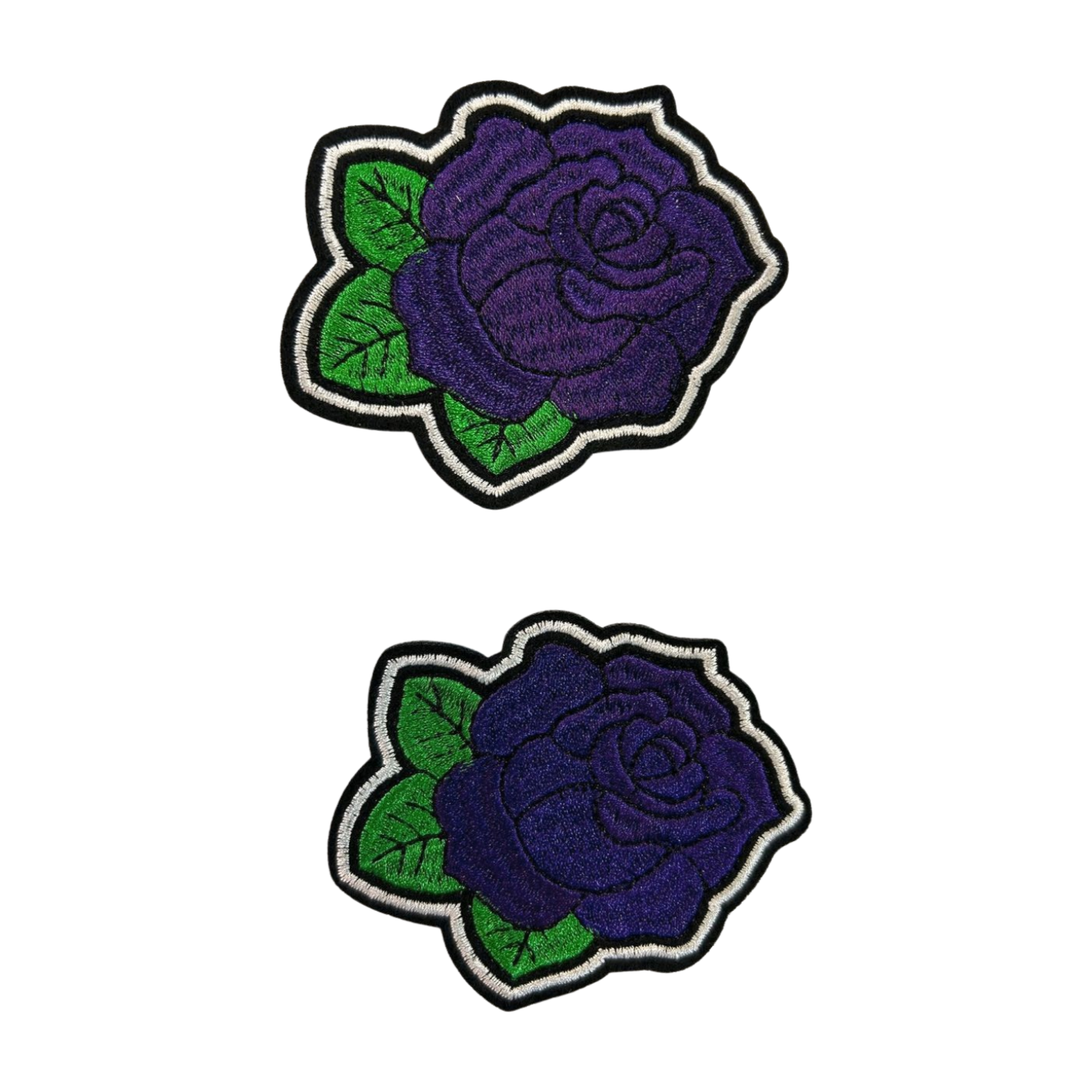 Parche Bordado Termoadhesivo Flor Multicolor Pequeñas 2 PZ CH343 Ariel