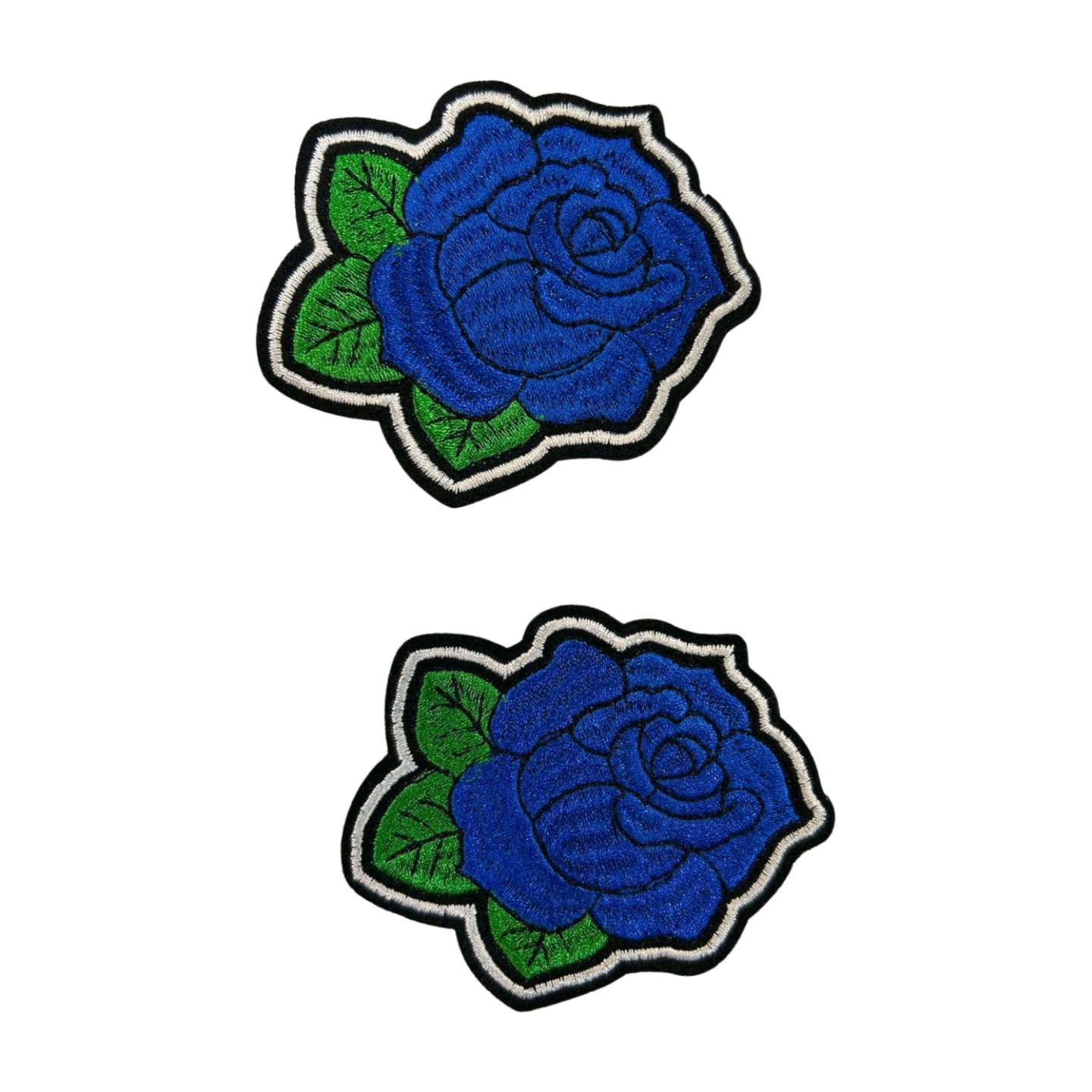 Parche Bordado Termoadhesivo Flor Multicolor Pequeñas 2 PZ CH343 Ariel