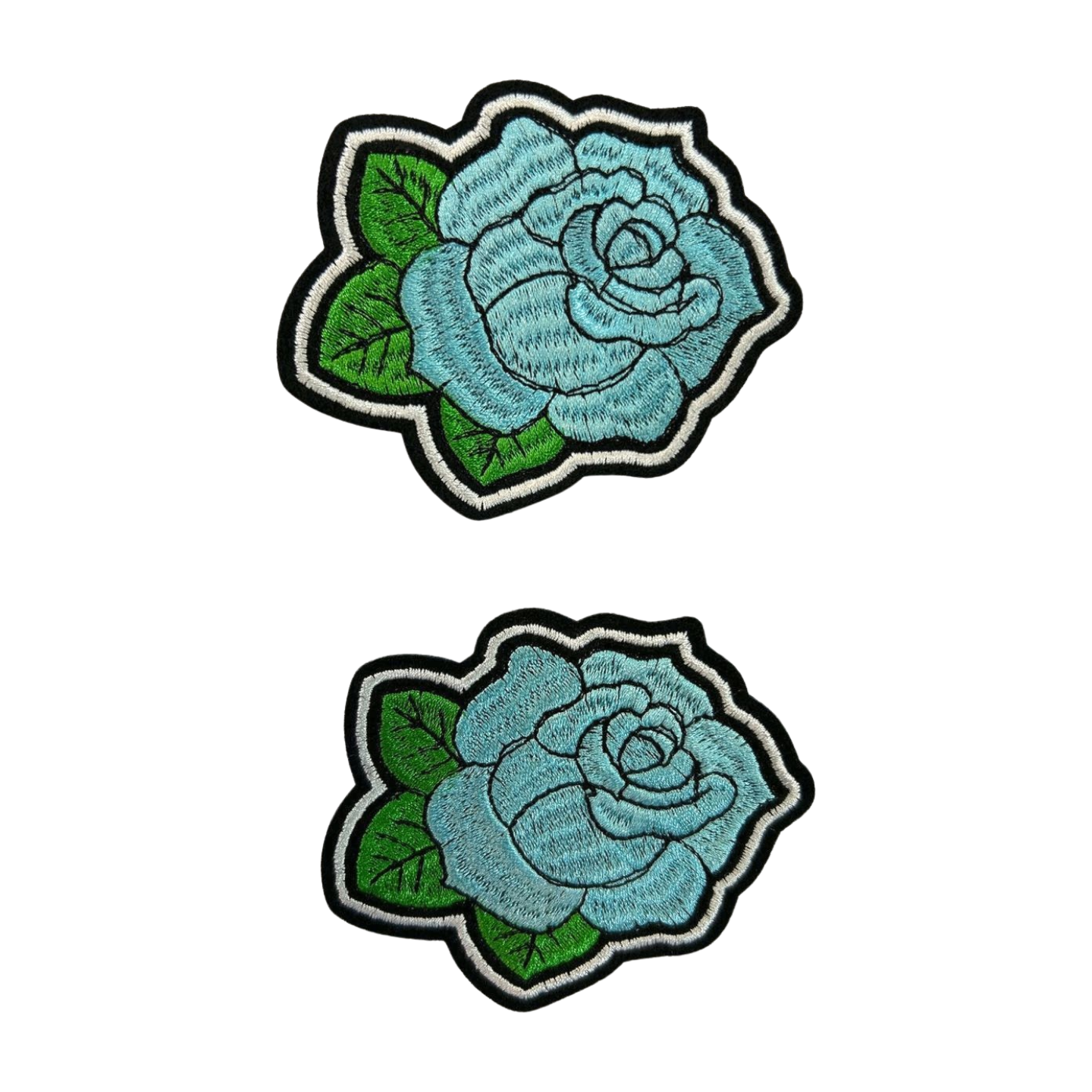 Parche Bordado Termoadhesivo Flor Multicolor Pequeñas 2 PZ CH343 Ariel