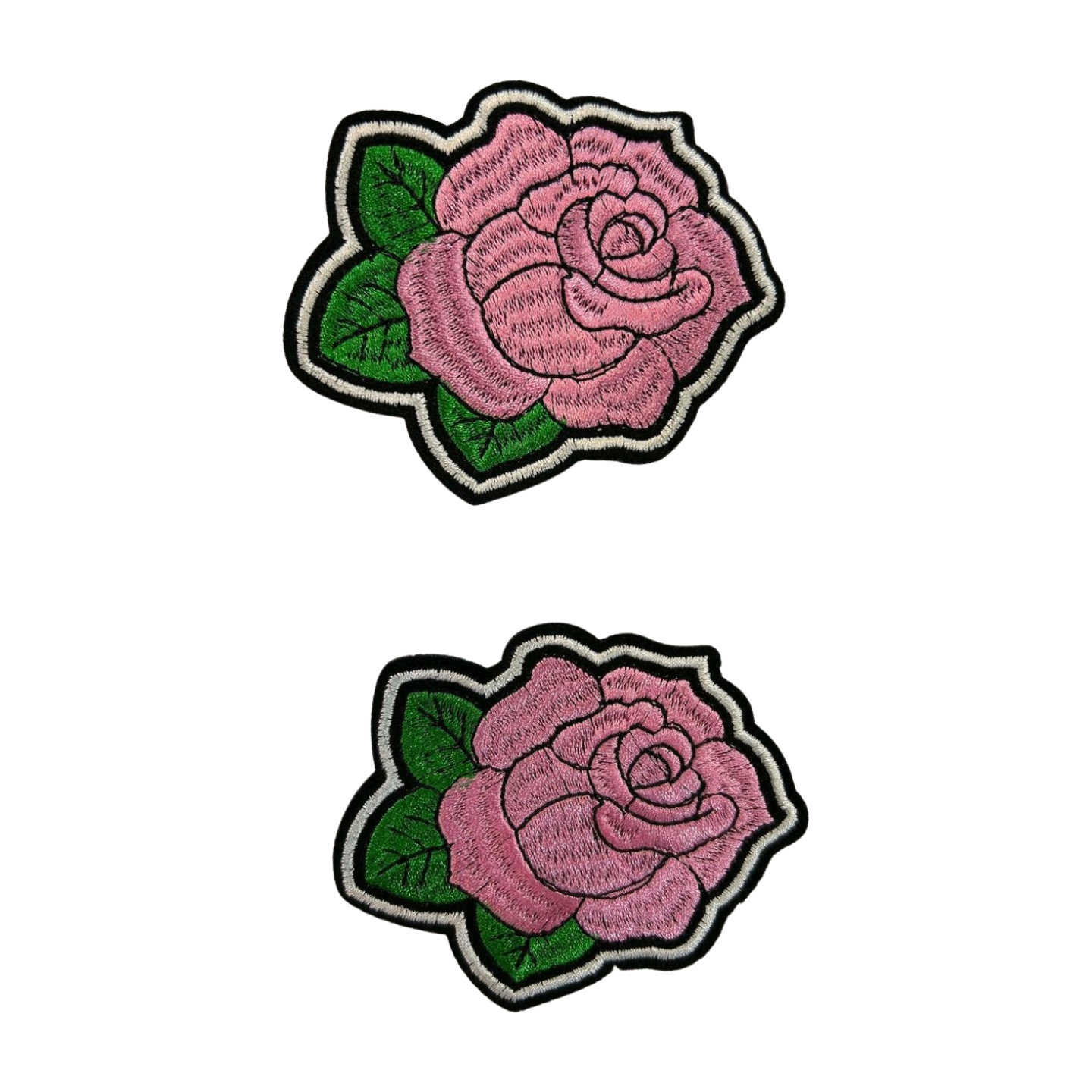 Parche Bordado Termoadhesivo Flor Multicolor Pequeñas 2 PZ CH343 Ariel