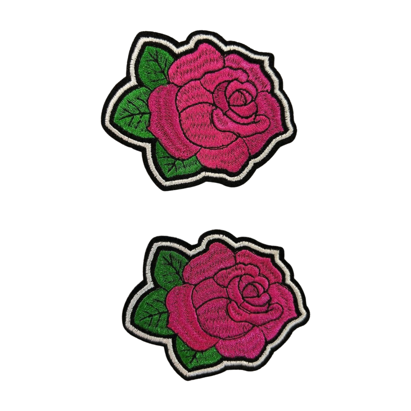 Parche Bordado Termoadhesivo Flor Multicolor Pequeñas 2 PZ CH343 Ariel