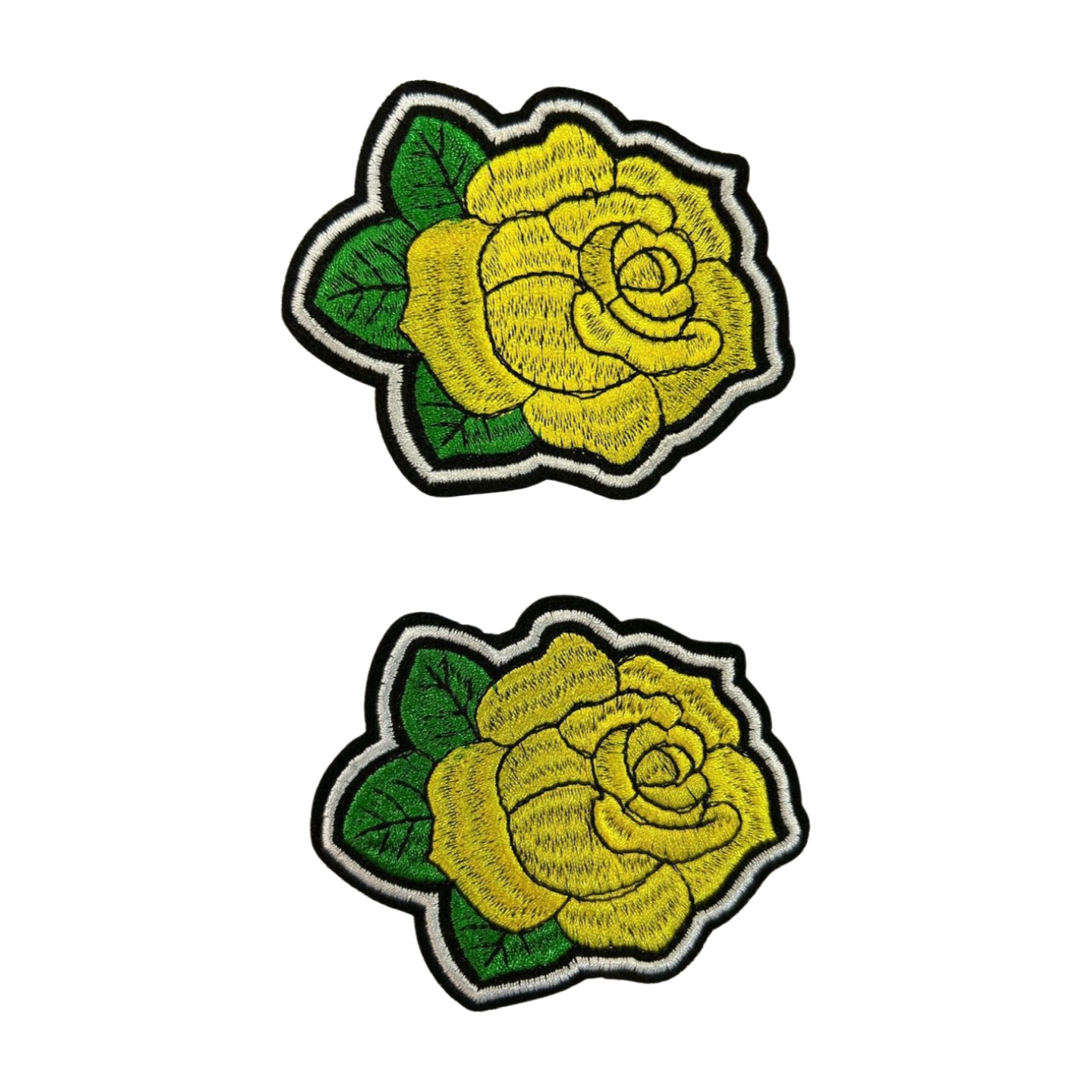 Parche Bordado Termoadhesivo Flor Multicolor Pequeñas 2 PZ CH343 Ariel