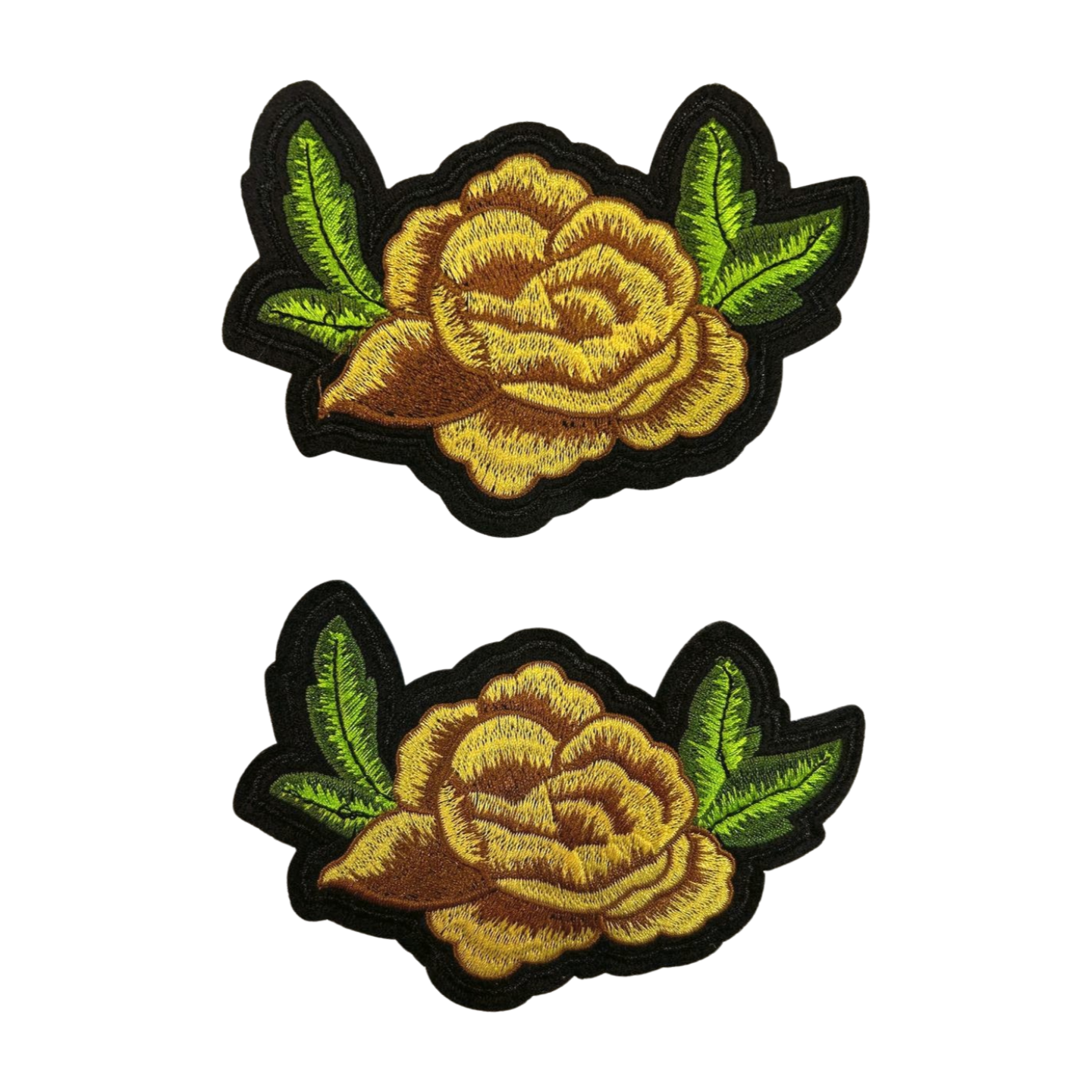 Parche Bordado Lentejuela Termoadhesivo Flor Colorida Pequeñas 2 PZ CH342 Ariel