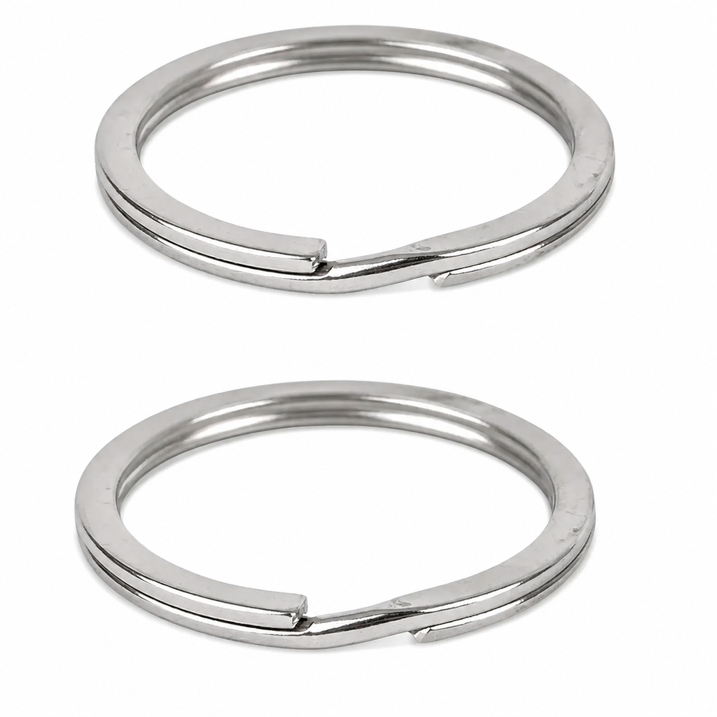 Argollas Planas Llavero, Aros Metal Reforzados 100 Pz Surtidora