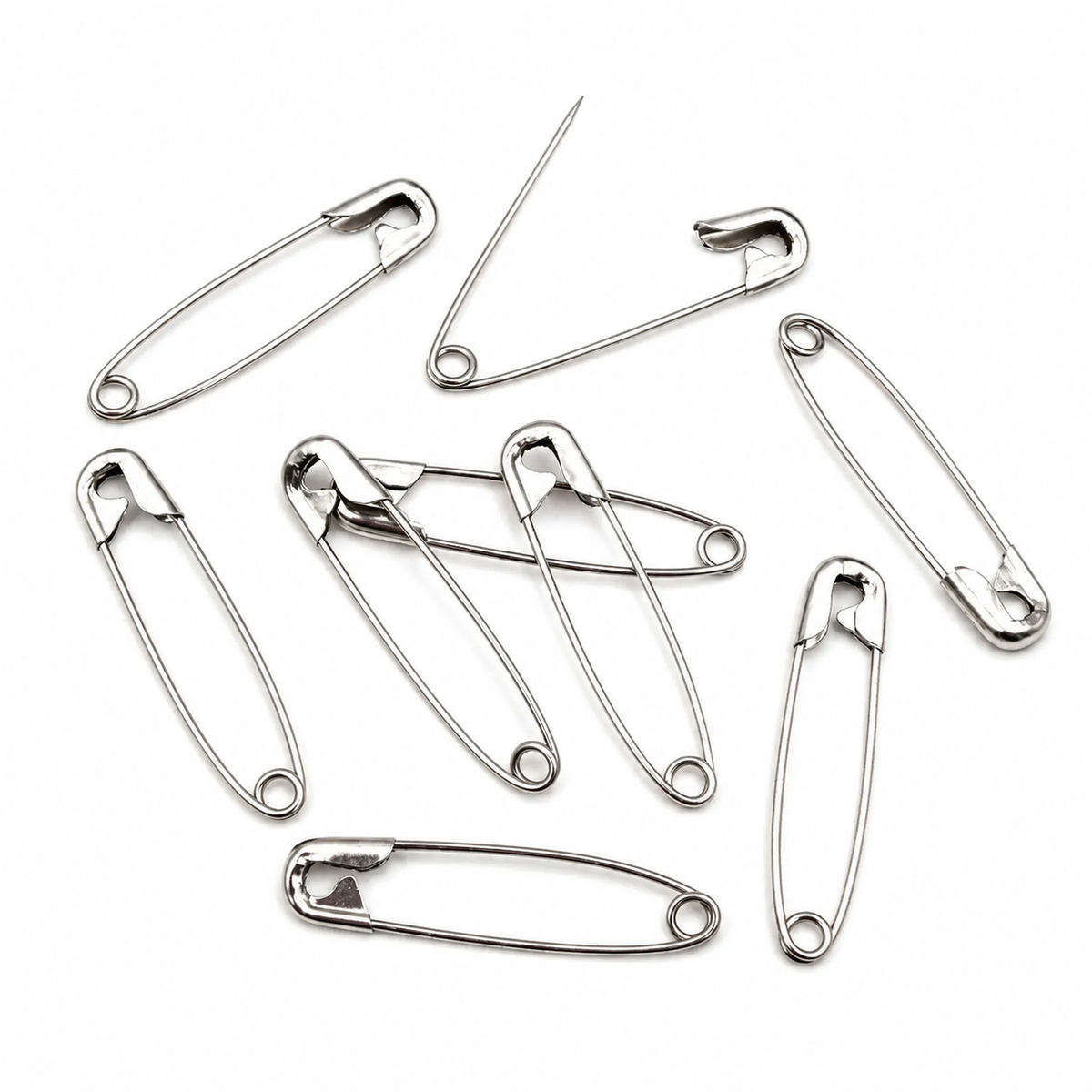1 Caja Seguros Alfiler Para Ropa #1 (3.2cm) 864 Pz Selanusa