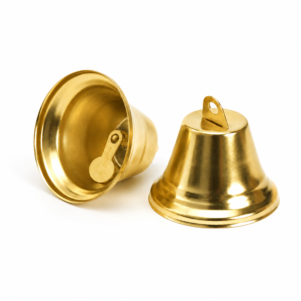 Campanas Doradas Metálicas Para Manualidades 50 PZ Peletería León