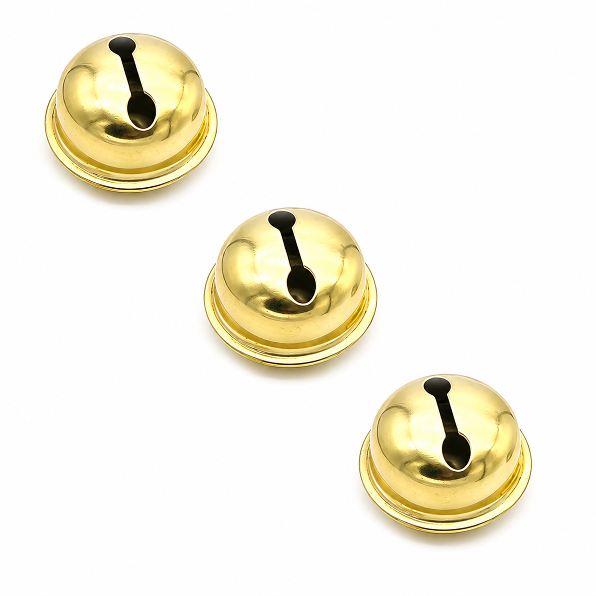 Cascabel Metálico Dorado 30mm Paquete 1000 Piezas Selanusa