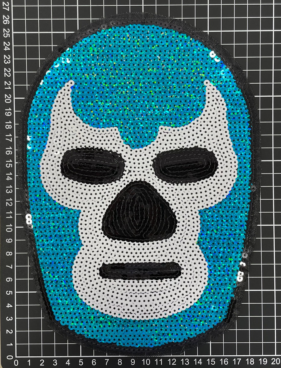 Parche de Lentejuela Termoadhesivo Blue Demon 1 PZ E15 - Peletería León