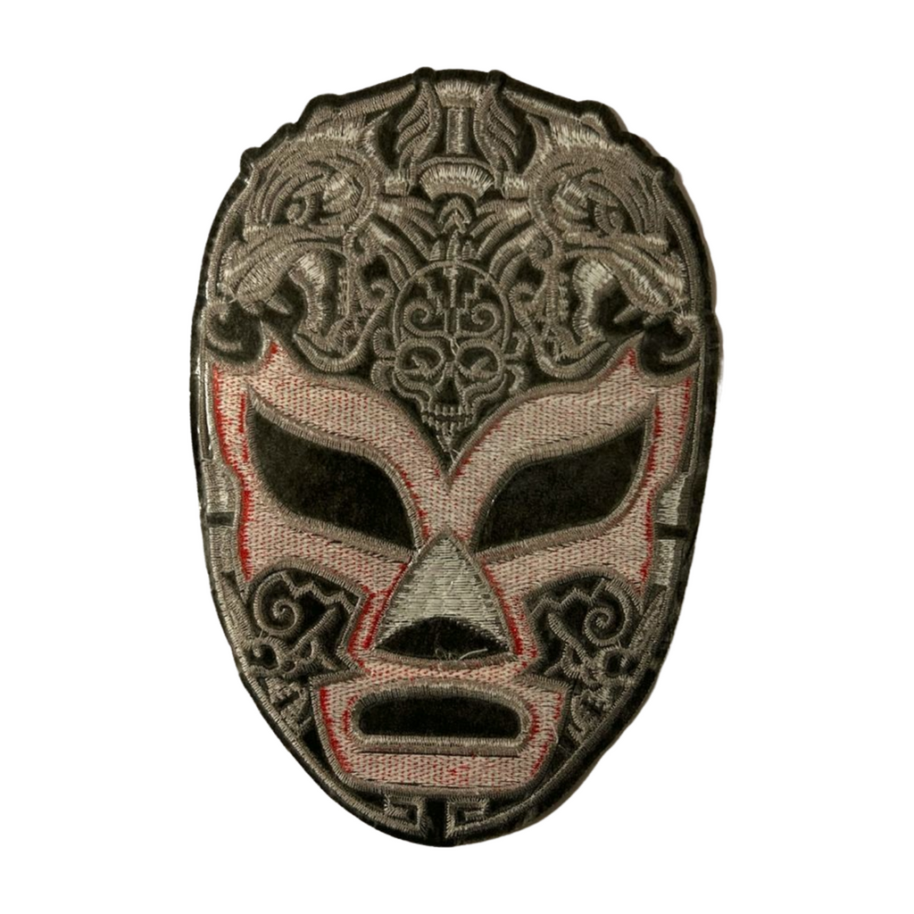 Parche Bordado Termoadhesivo para Ropa de Máscara Luchador 1 PZ E17 - Peletería León