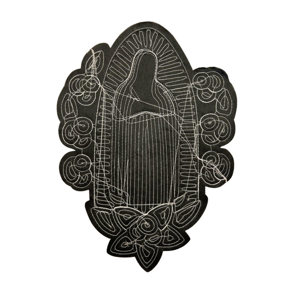 Parche Bordado Lentejuela Termoadhesivo Virgen Guadalupe 1 PZ C44 Ariel