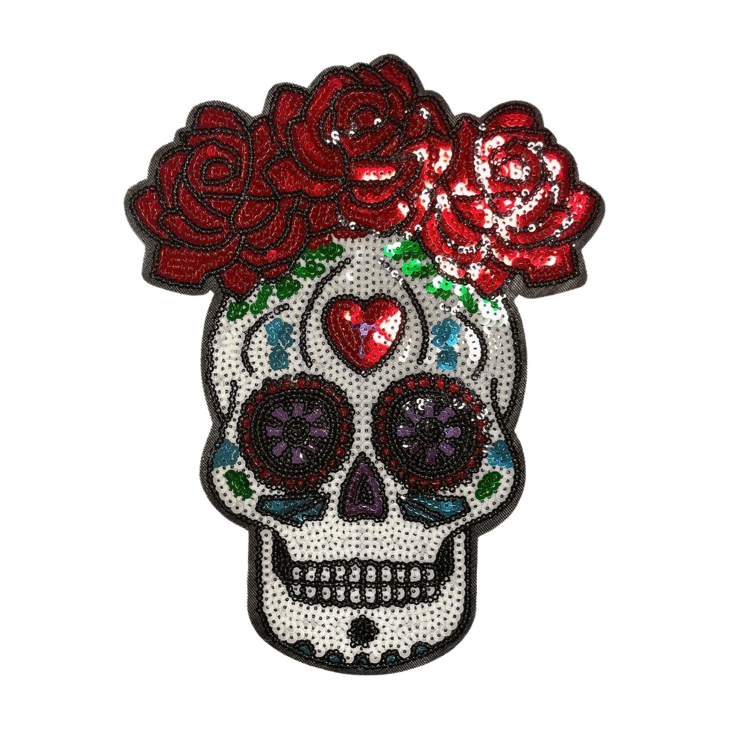 Parche Bordado Termoadhesivo Calavera 1 PZ M3 - Peletería León