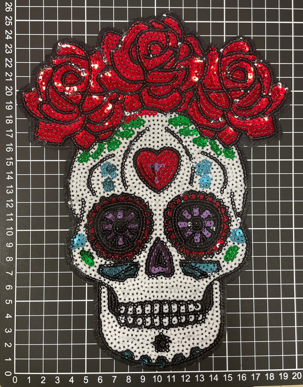 Parche Bordado Termoadhesivo Calavera 1 PZ M3 Ariel