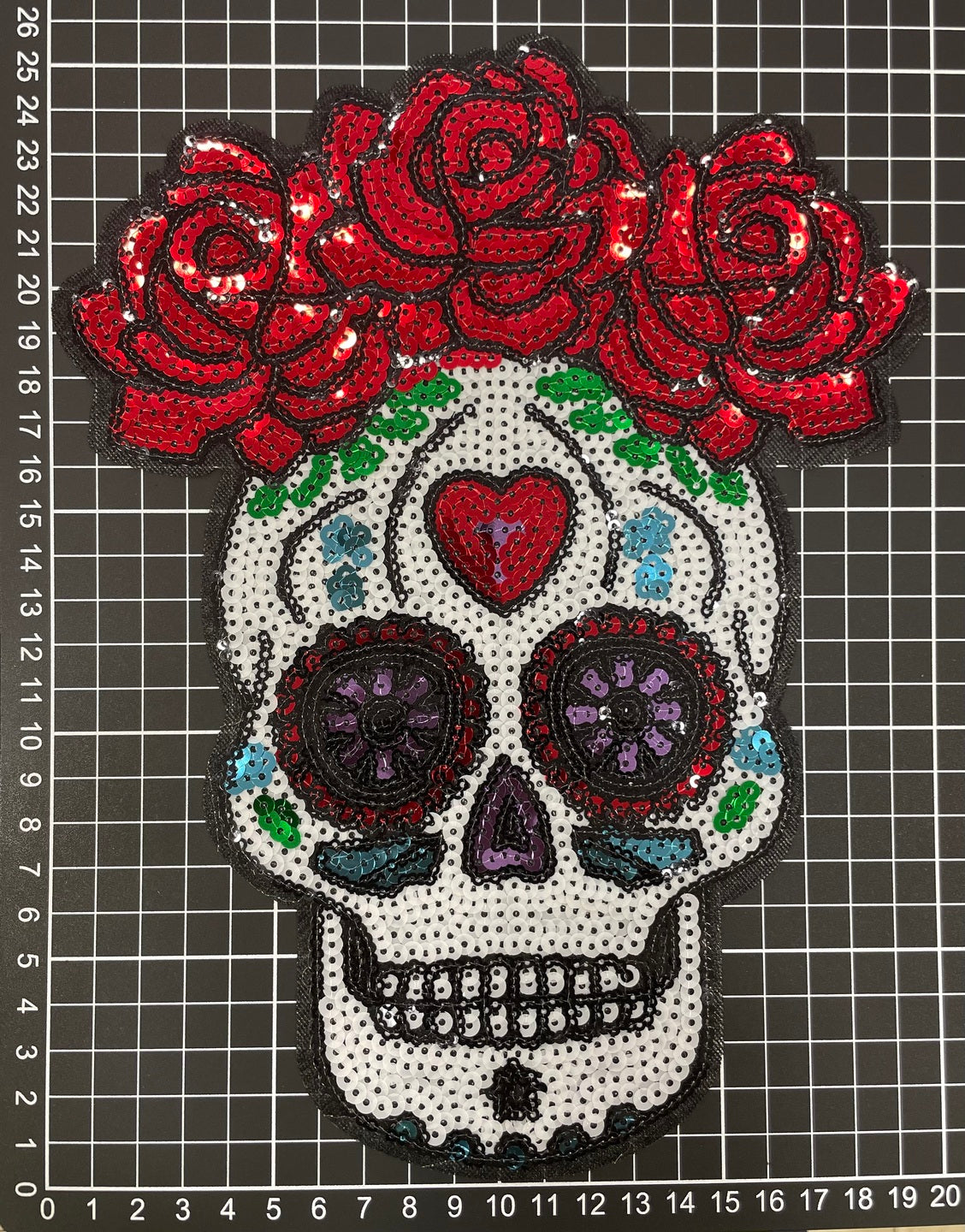 Parche Bordado Termoadhesivo Calavera 1 PZ M3 Ariel