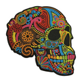 Parche Bordado Termoadhesivo para Ropa de Día de Muertos Calavera 1 PZ M51 Ariel