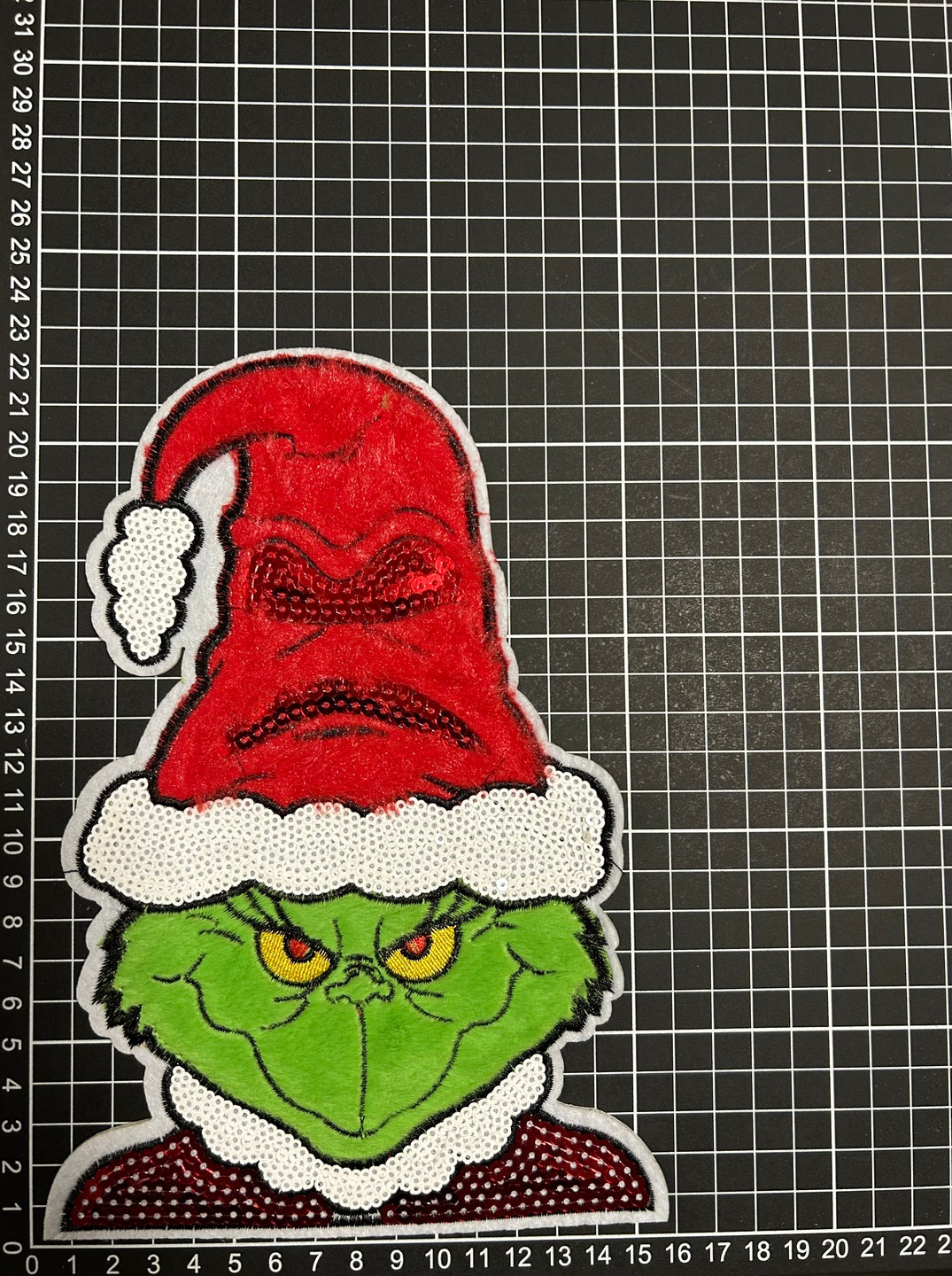Parche Bordado Termoadhesivo Navidad Grinch 1 PZ N22 Ariel