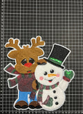 Parche Bordado Termoadhesivo Navidad Reno Muñeco Nieve 1 PZ N40 Ariel